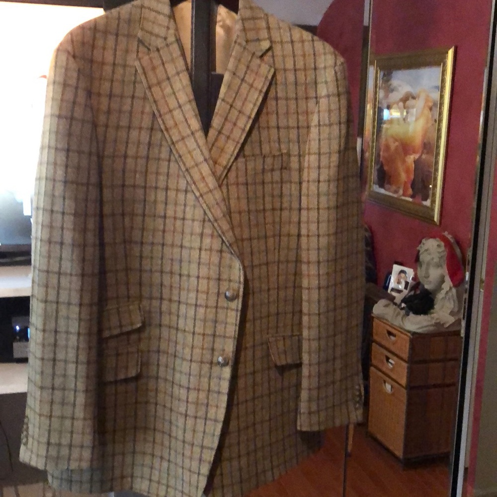 Men’s Wool Jacket Slacks & Belt